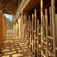 RAW Architecture celebrates bamboo craft at home and community spaces in Indonesia