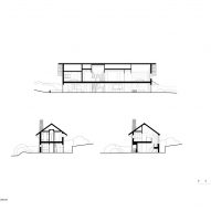 Sections of Red House by David Kohn Architects