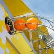 Oranges in Solar Energy Kiosk