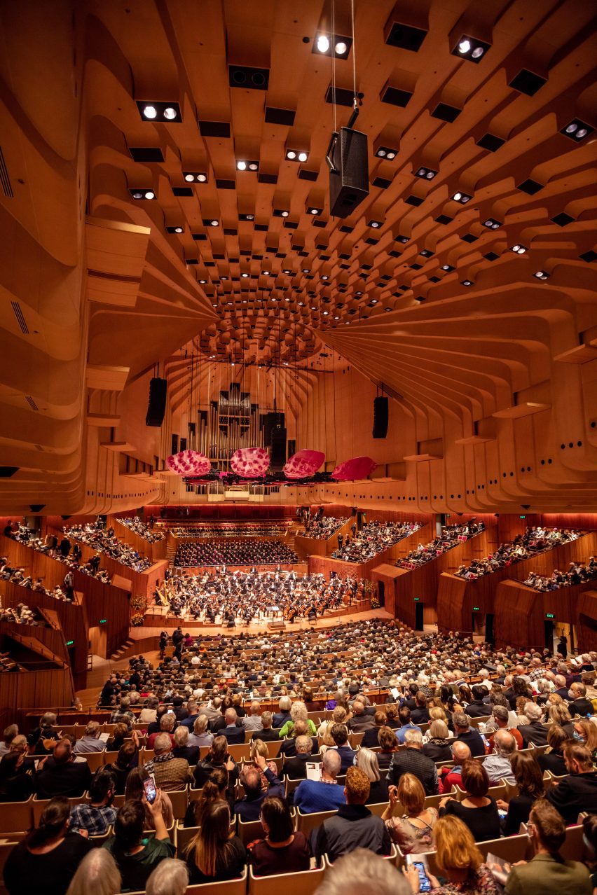 Renovated concert hall at the Sydney Opera House