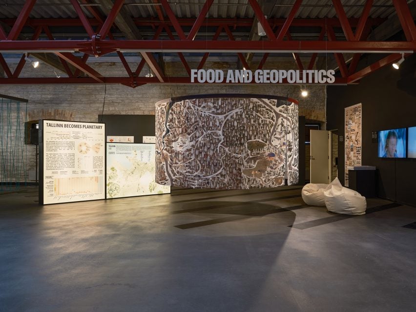 Geopolitics exhibit at Edible; Or, the Architecture of Metabolism