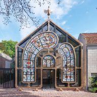 Studio Job creates "surrealist take on classical church windows" in front of KunstKerk
