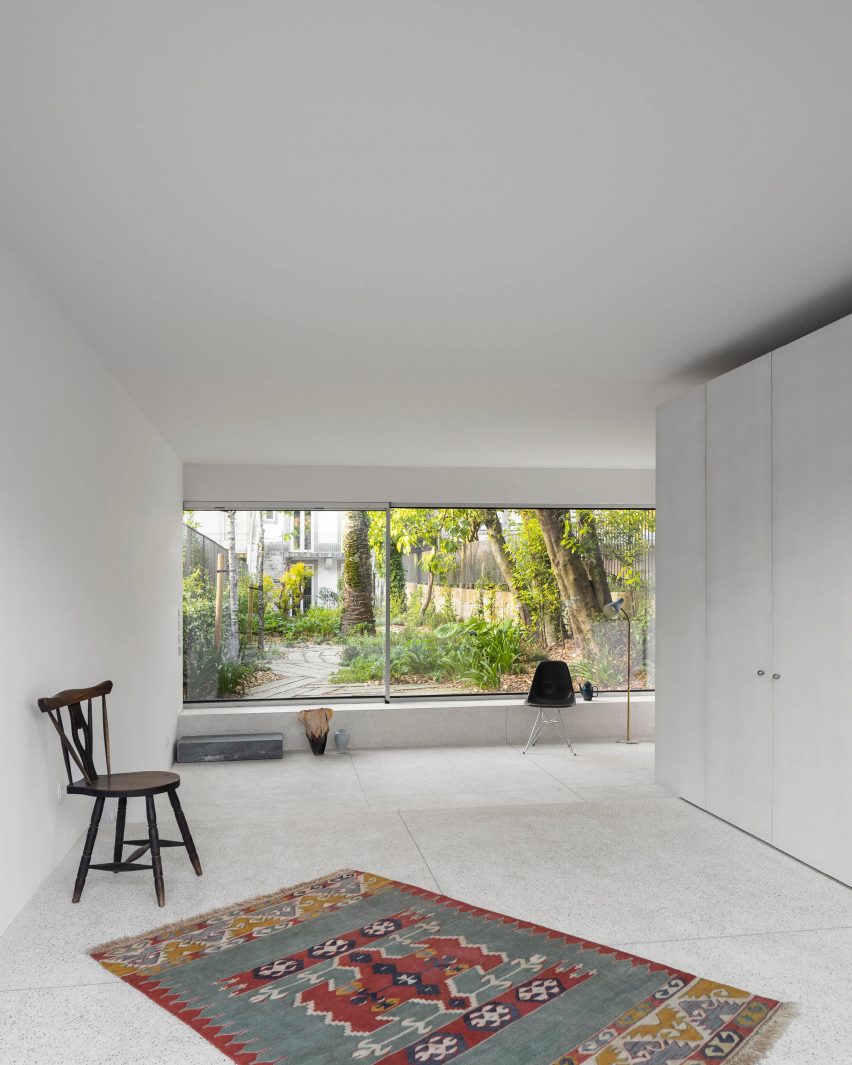 White-walled interior of Very Tiny Palazzo by Fala Atelier