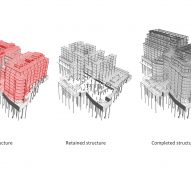 Illustration of 100 Liverpool Street by Hopkins Architects