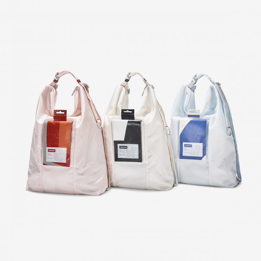 Freitag produces multipurpose bag using fabric from discarded airbags