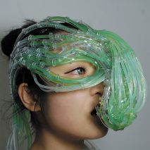 Near Future Algae Symbiosis Suit: Prototype by Michael Burton and Michiko Nitta in the Anthropocene Cookbook