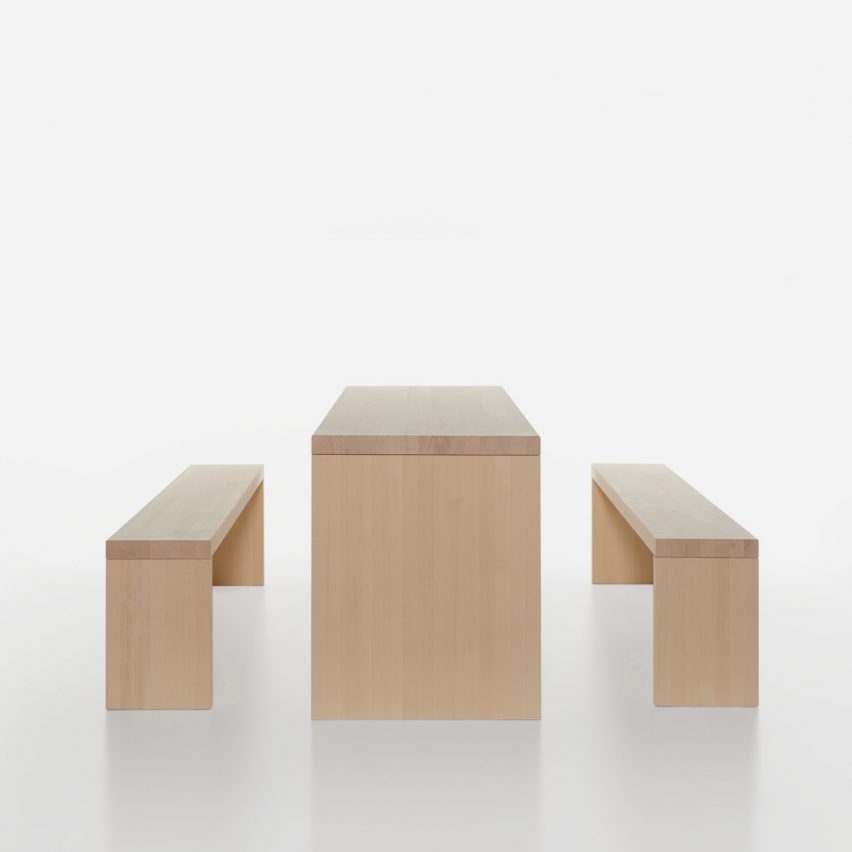 Bench collection by Konstantin Grcic for Plank