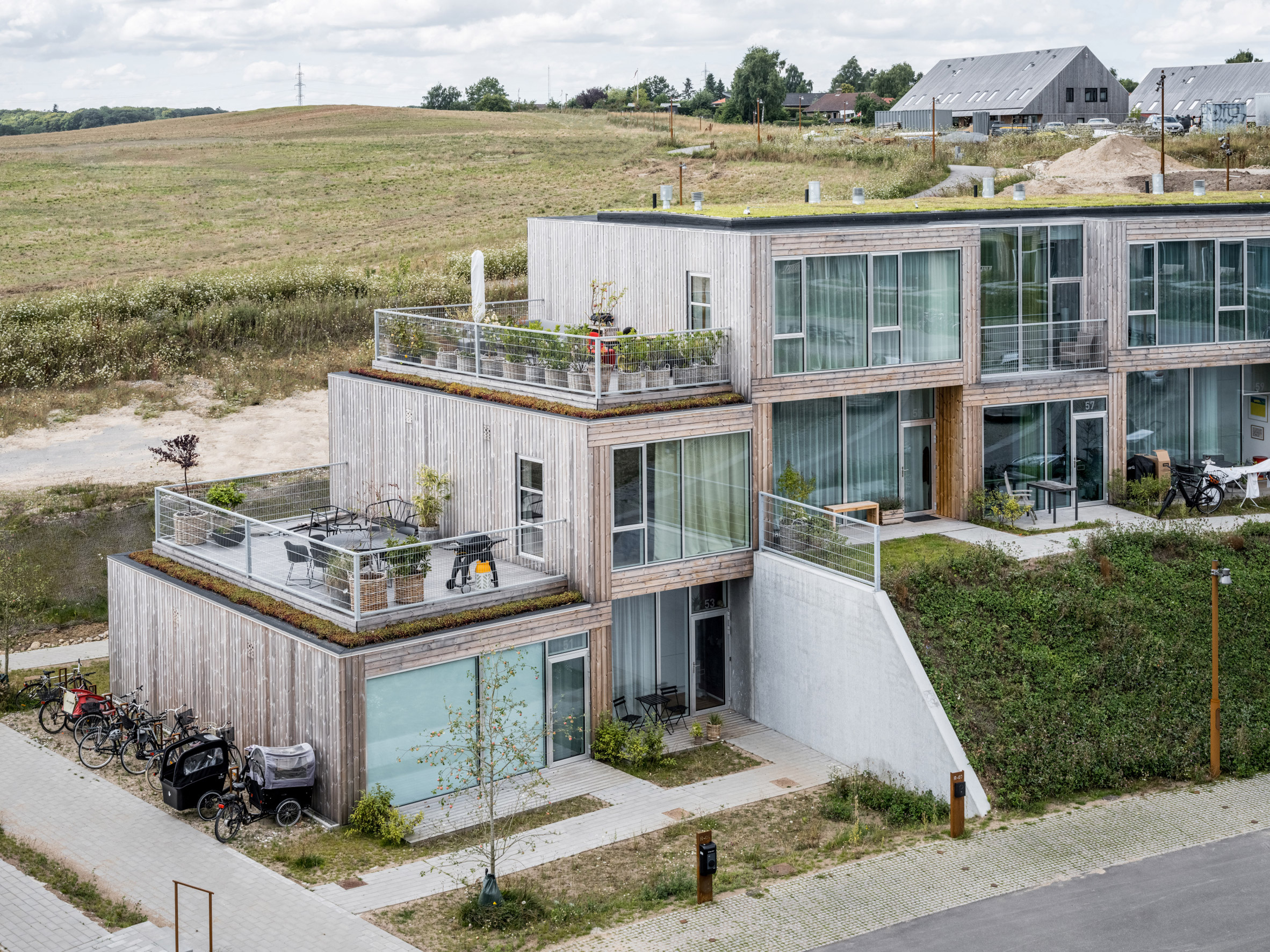 Modular housing near Aarhus