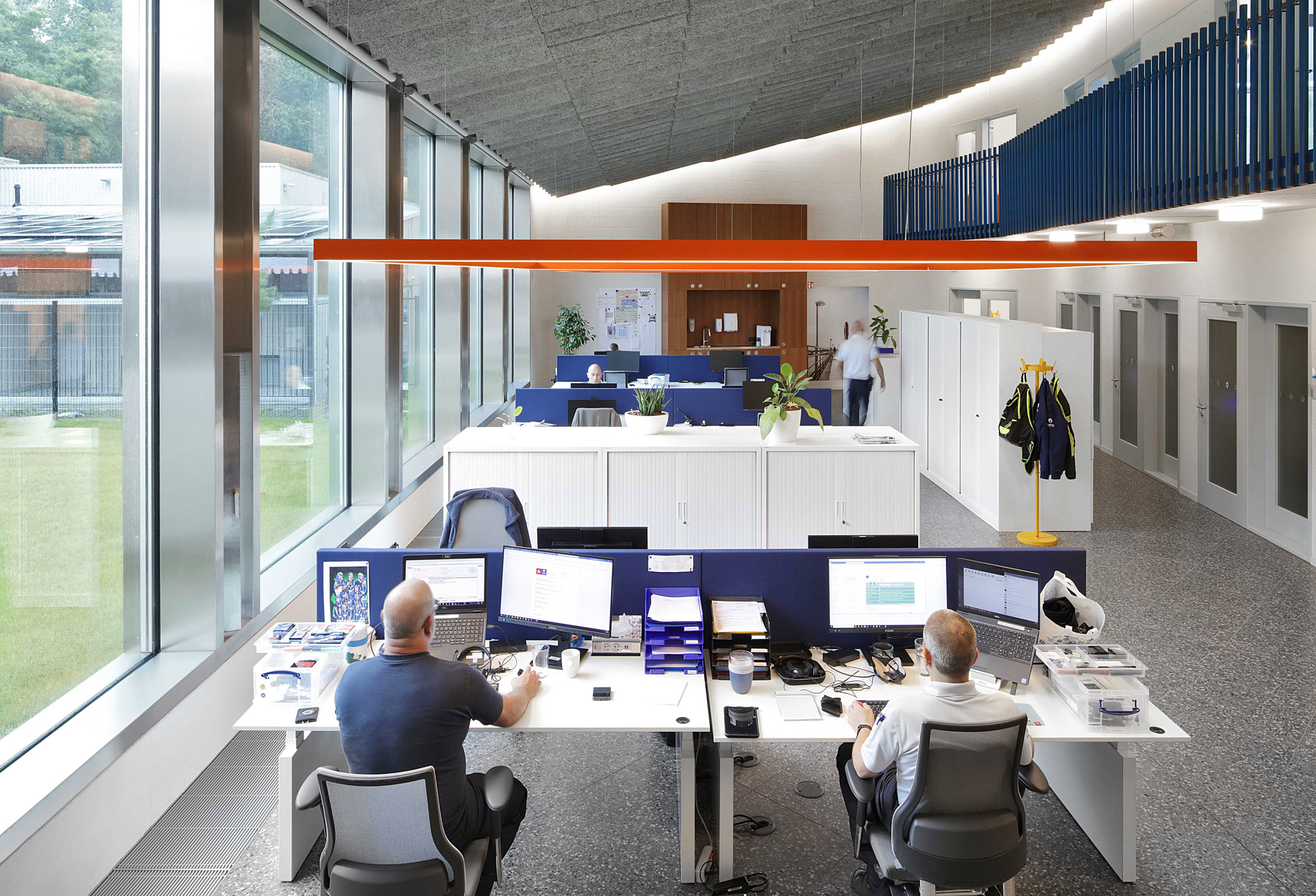 Interior of a Antwerp police office by Bovenbouw Architectuur