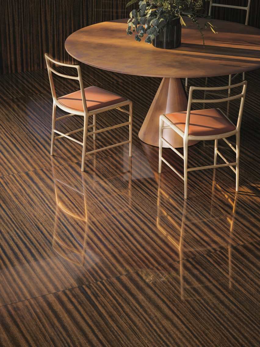 Glossy finish Canal Grande tile floor