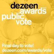 Dezeen Awards 2022 public vote closes tonight at midnight