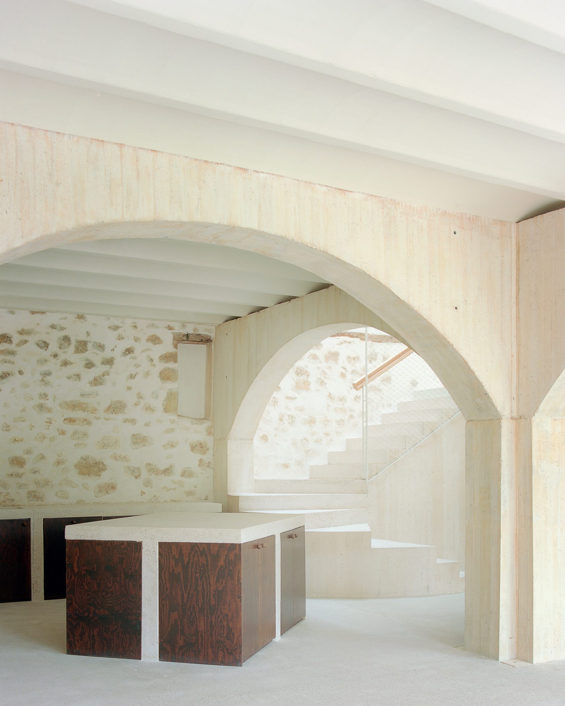 Interior image of a kitchen area at El Priorato