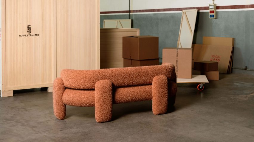 Image of the Embrace Sofa from behind