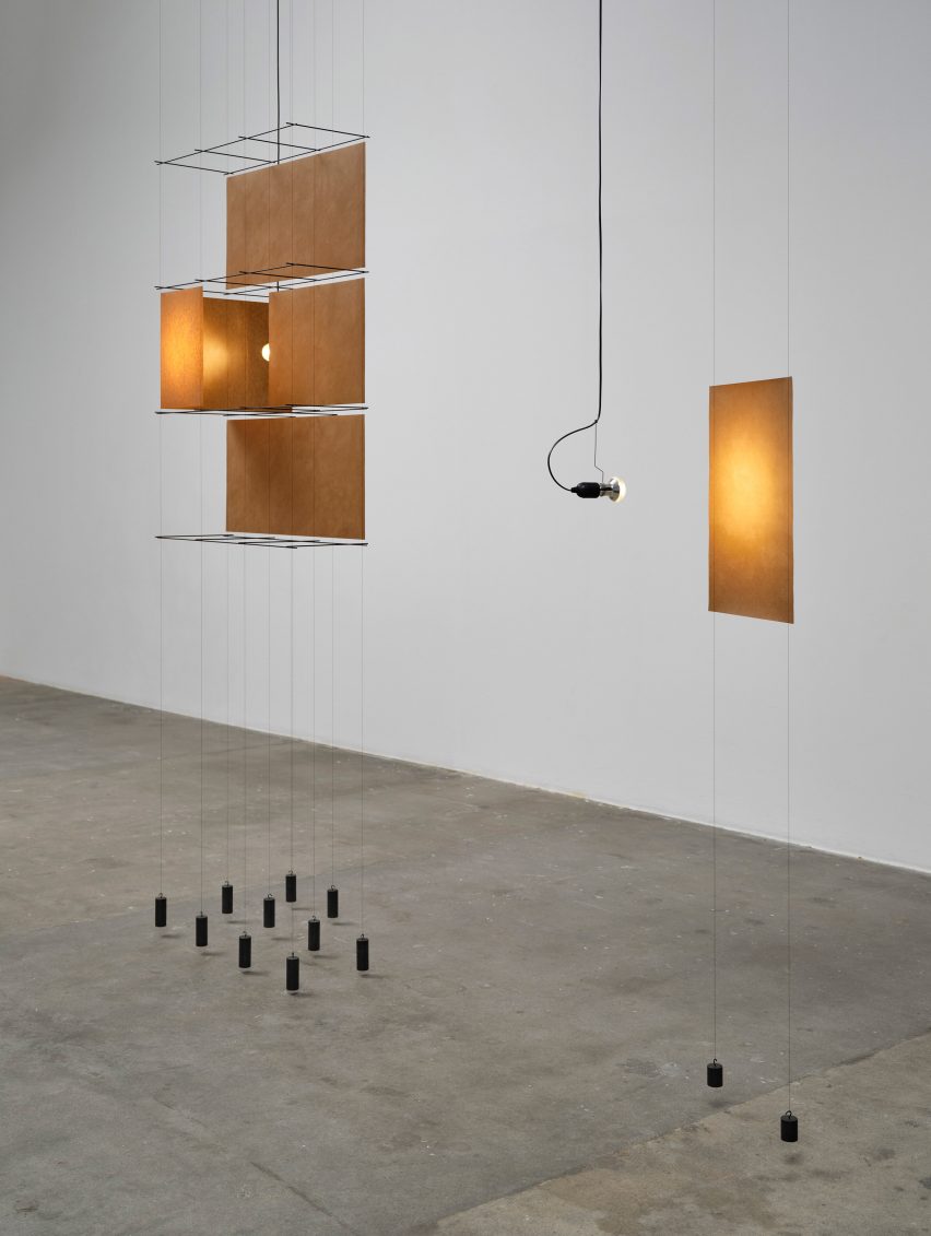 Two paper light installations by Frederik Gustav