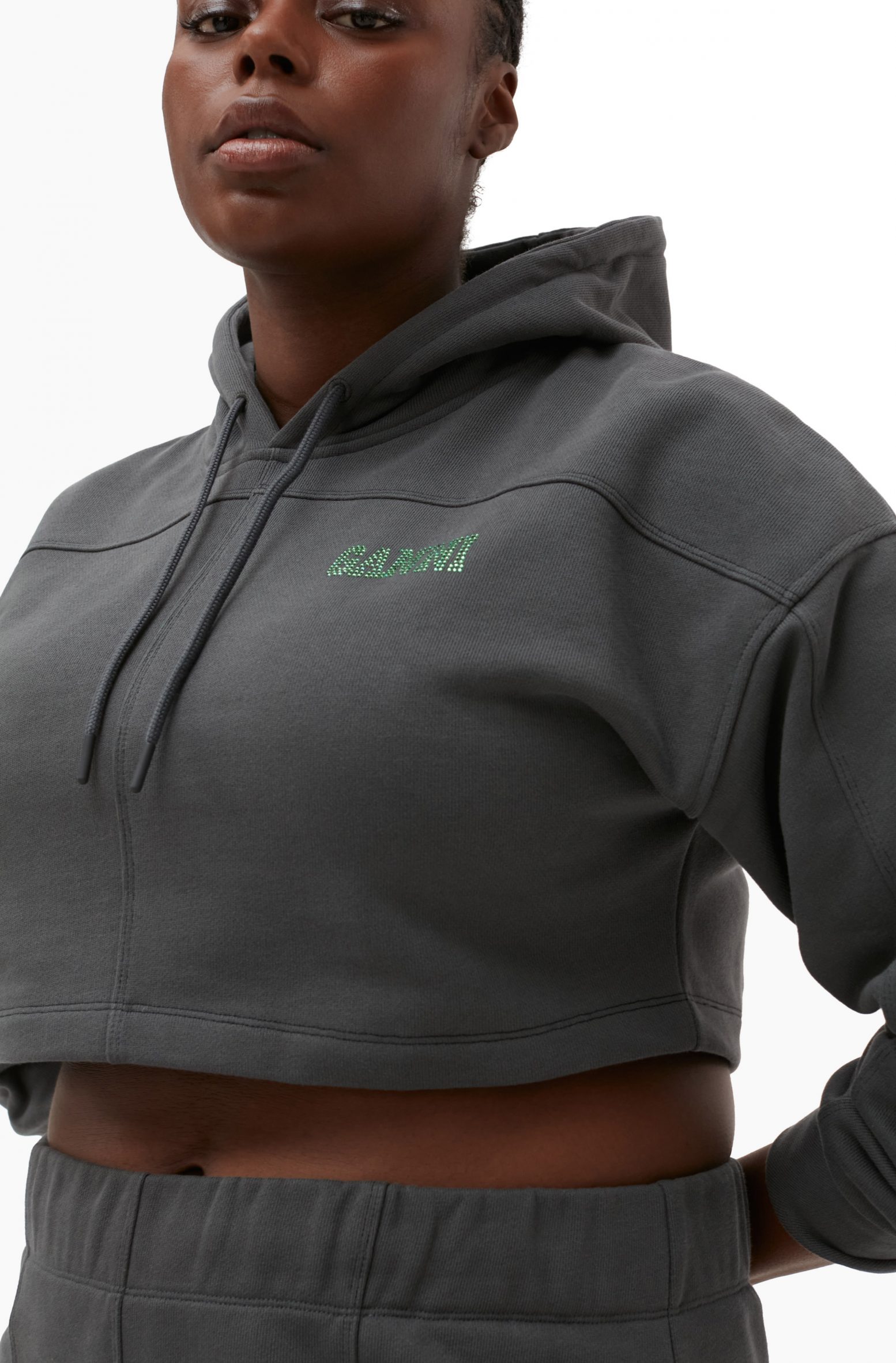 Ganni and Pyratex create tracksuit collection made from banana waste