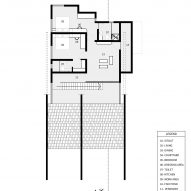 First floor plan of House of Noufal by 3dor Concepts