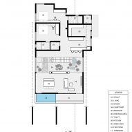 Ground floor plan of House of Noufal by 3dor Concepts
