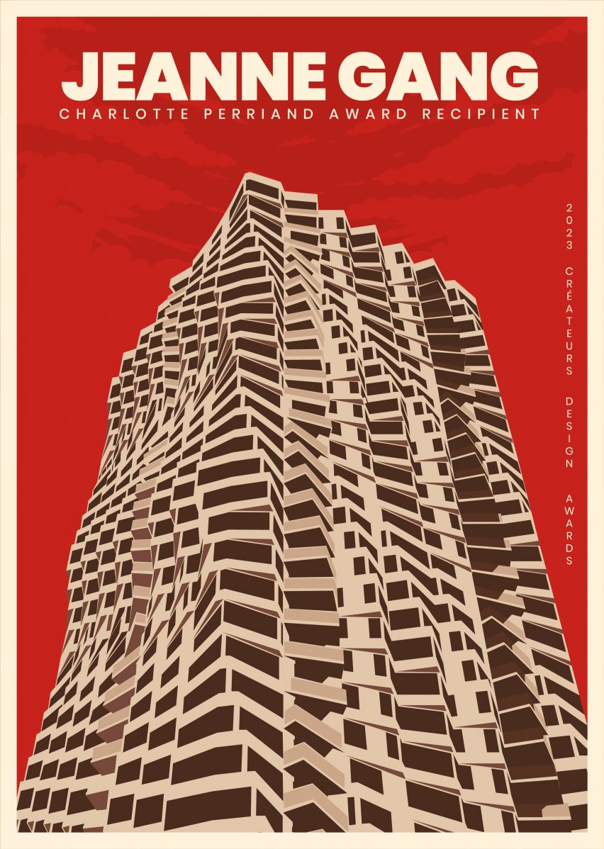 2023 poster for Le Prix Charlotte Perriand by CDA 