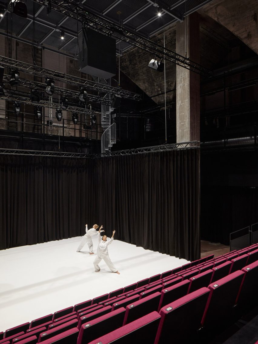 Interior view of Dance House in Helsinki by JKMM and ILO architects