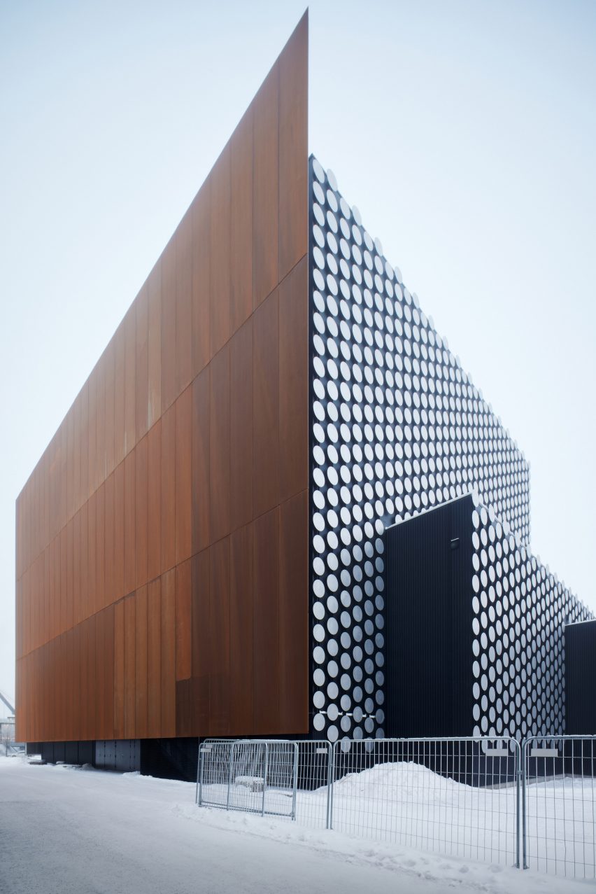 Corner of Dance House by JKMM and ILO architects