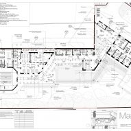 Floor plan, John Morden Centre by Mae Architects