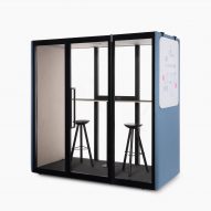 Blue Kameleon Office Booth by Askia Furniture