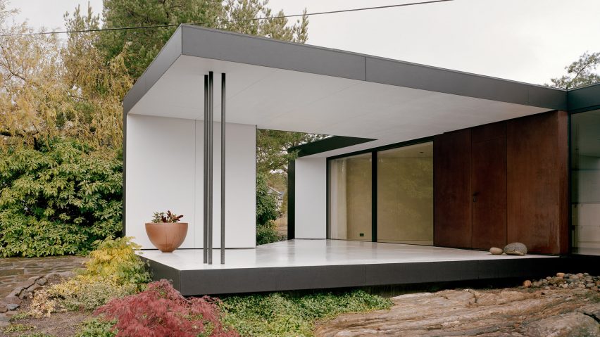 Pavilion-like house extension by Sunniva Rosenberg Arkitektur
