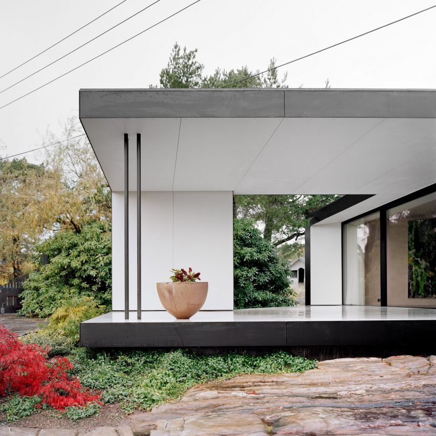 Pavilion-like house extension by Sunniva Rosenberg Arkitektur