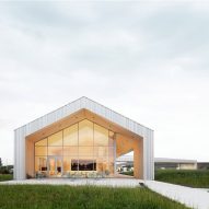 Mono Architekten creates gabled service station next to German heritage site