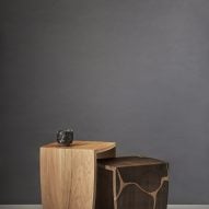 Marbled wood furniture by Ringvide