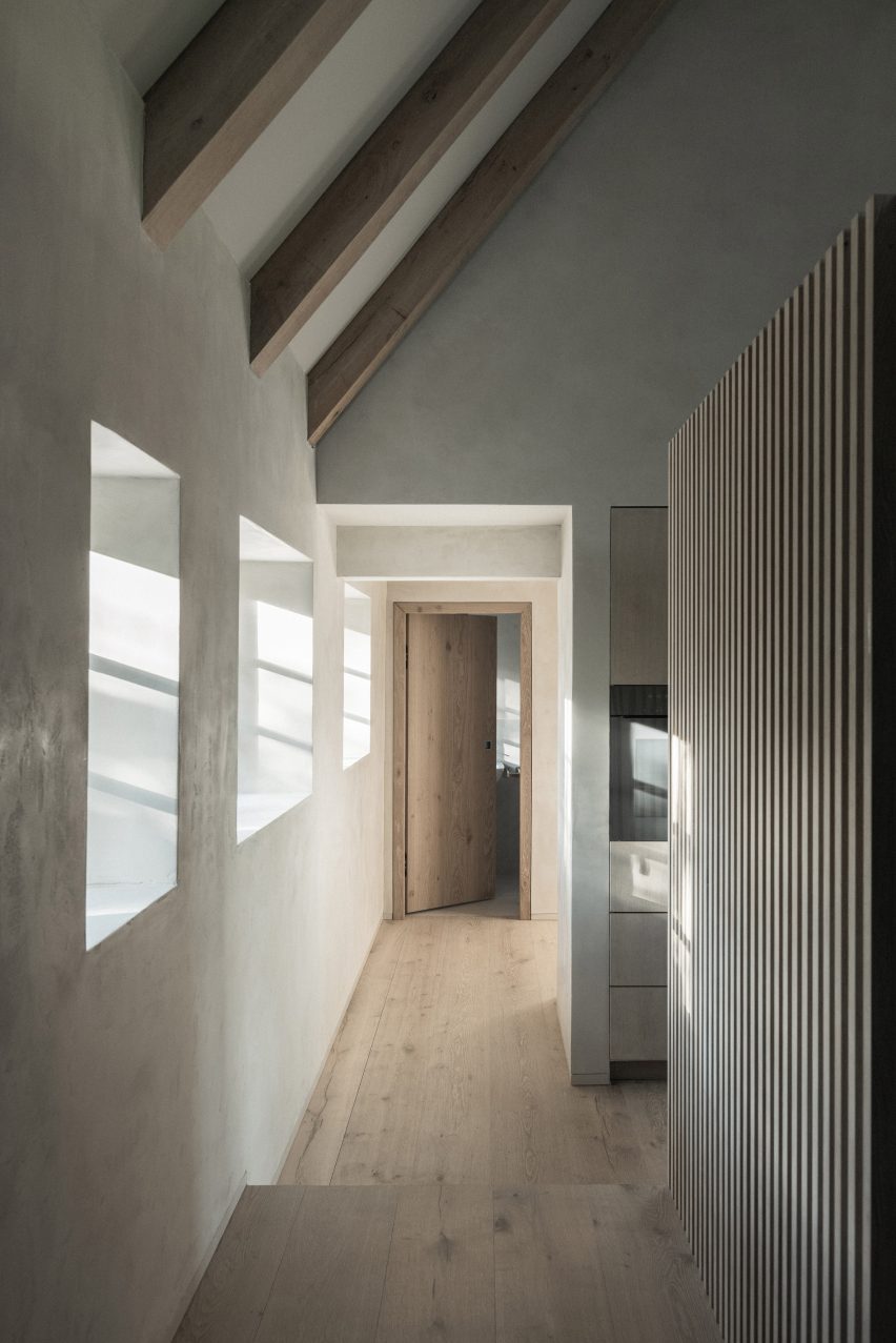 Corridor in Nieby Crofters Cottage by Jan Henrik Jansen and Marshall Blecher