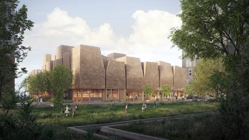 Ørestad Church will be made from wood