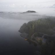 Aerial view of Pistohiekka Resort in Finland by Studio Puisto