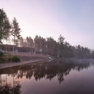Exterior of Pistohiekka Resort in Finland by Studio Puisto