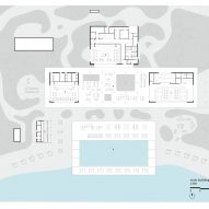 Main building floor plan, Patina Maldives by Studio MK27