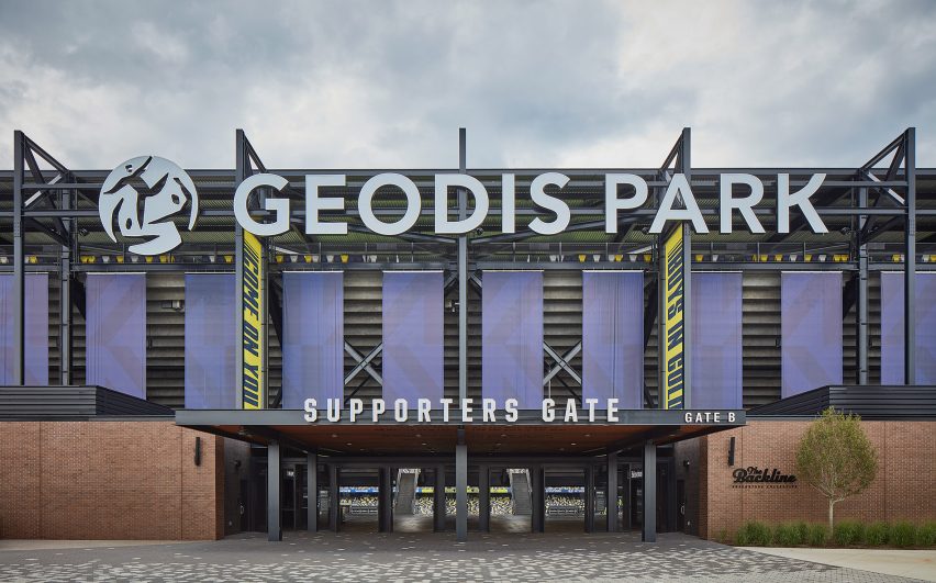 Geodis Park with supporters gate
