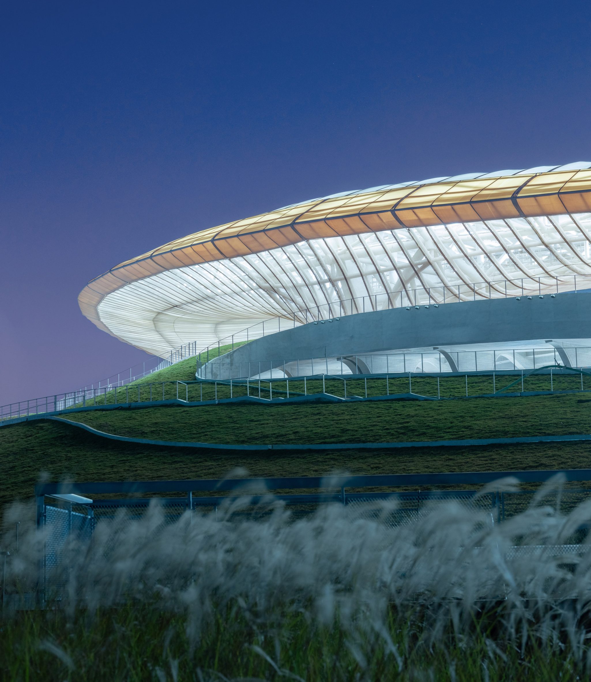Exterior view of Quzhou Stadium