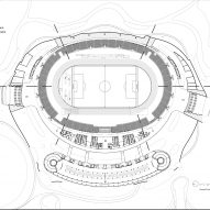 Floor plan of Quzhou Stadium