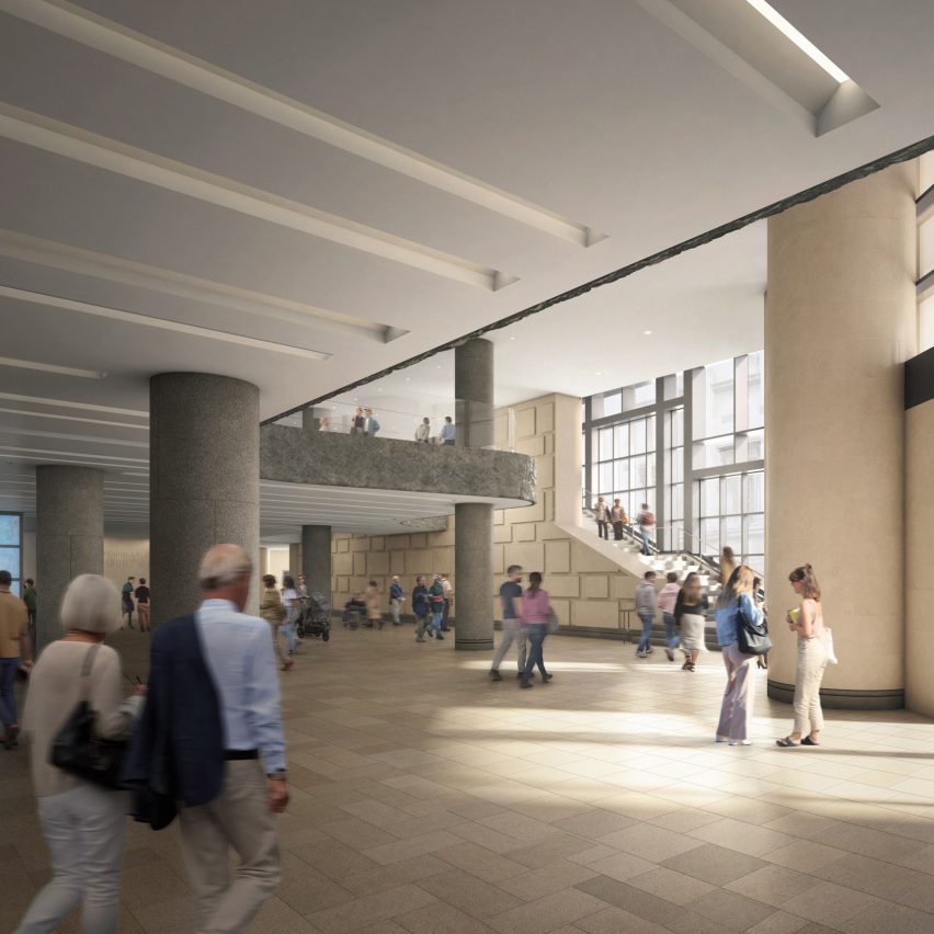 Sainsbury Wing lobby renovation plans