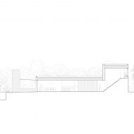 Section drawing of Brick House