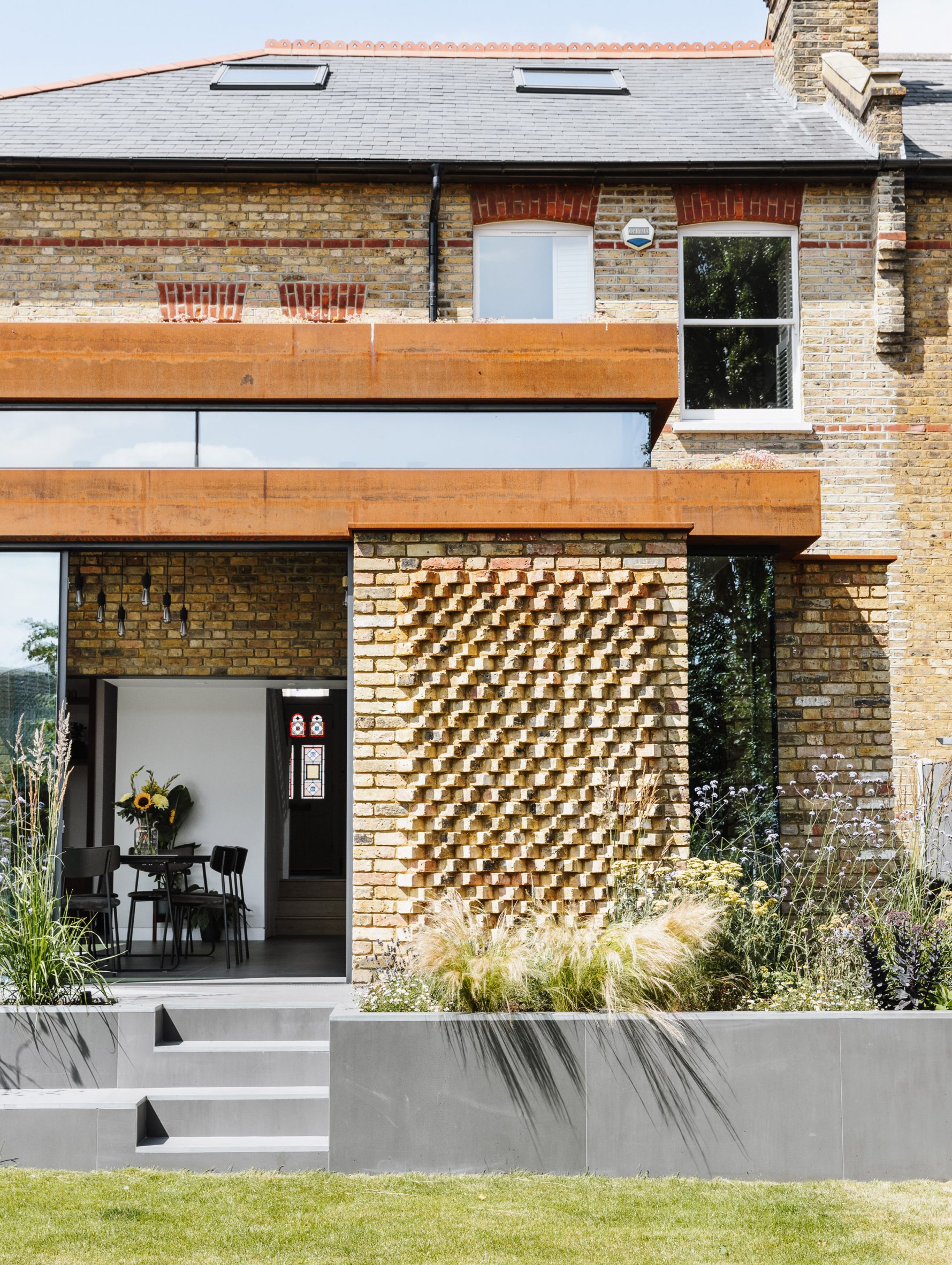 Steel and brick extension in London