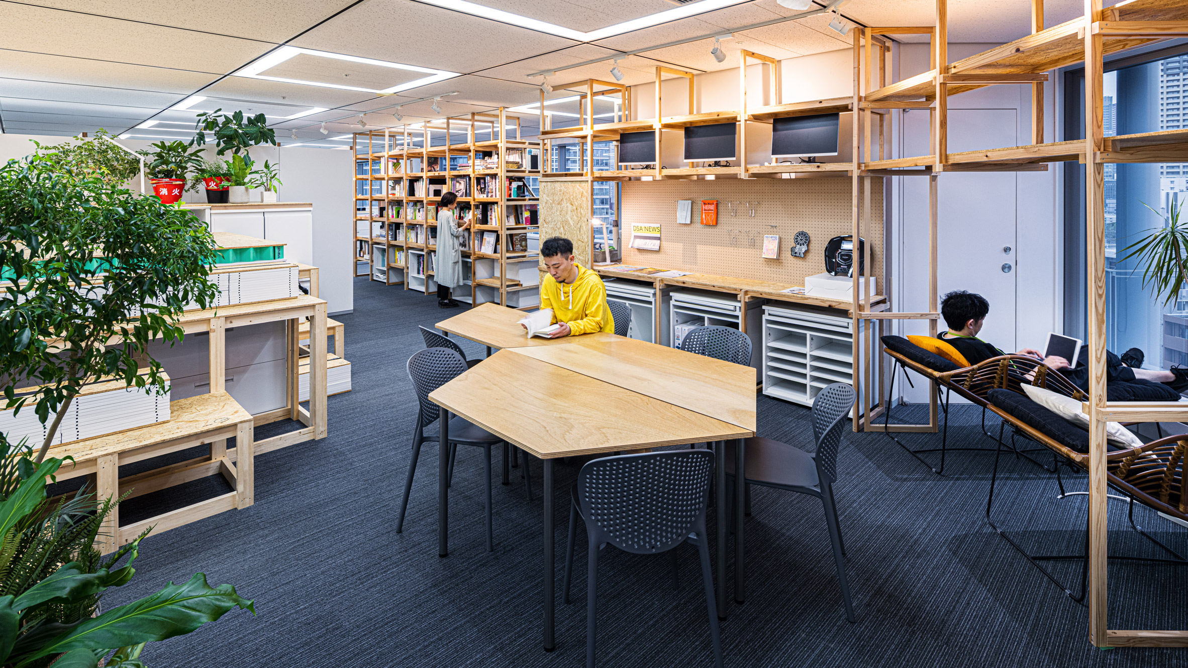 Semba Corporation creates own office interior from reclaimed materials - Vimarsana News