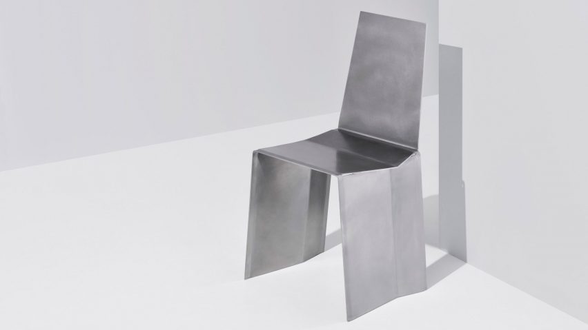 Camber steel chair by Paul Coenen at Dutch Design Week