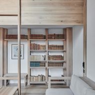 Interior of Stanbridge Mill Library by Crawshaw Architects