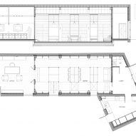 Floor plan of Stanbridge Mill Library by Crawshaw Architects