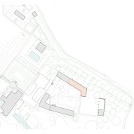 Site plan of Stanbridge Mill Library by Crawshaw Architects