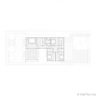 First floor plan, Twentieth house by Woods and Dangaran