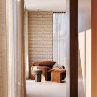 Bedroom armchair in Twentieth house by Woods and Dangaran