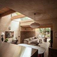 Interior of Walled Garden house extension by Nimtim Architects