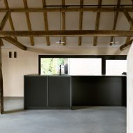 Kitchen in Barn at the Ahof by Julia van Beuningen
